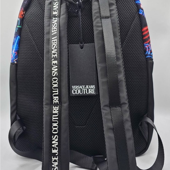 Versace Jeans Couture Logo Space Print Backpack - Picture 8 of 15